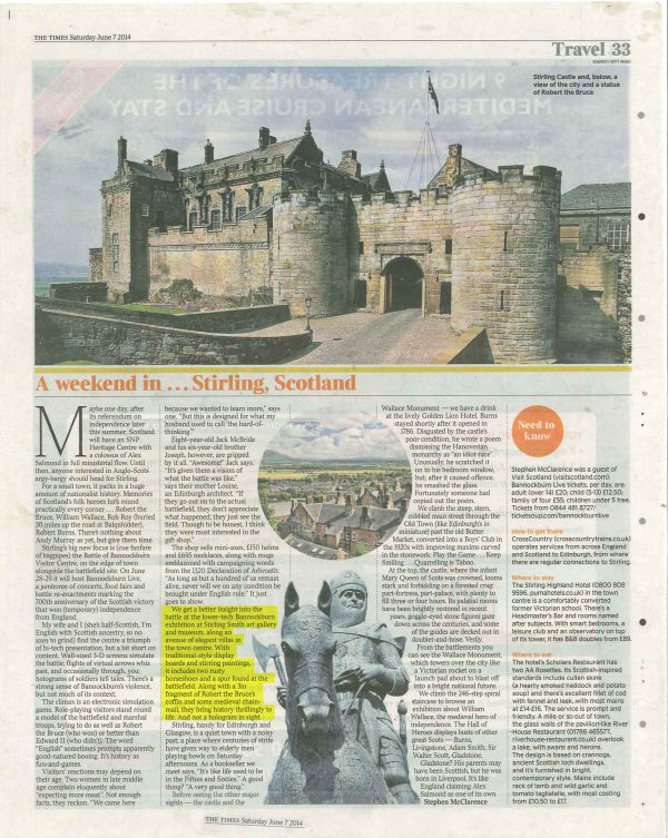 Times Travel - Stirling